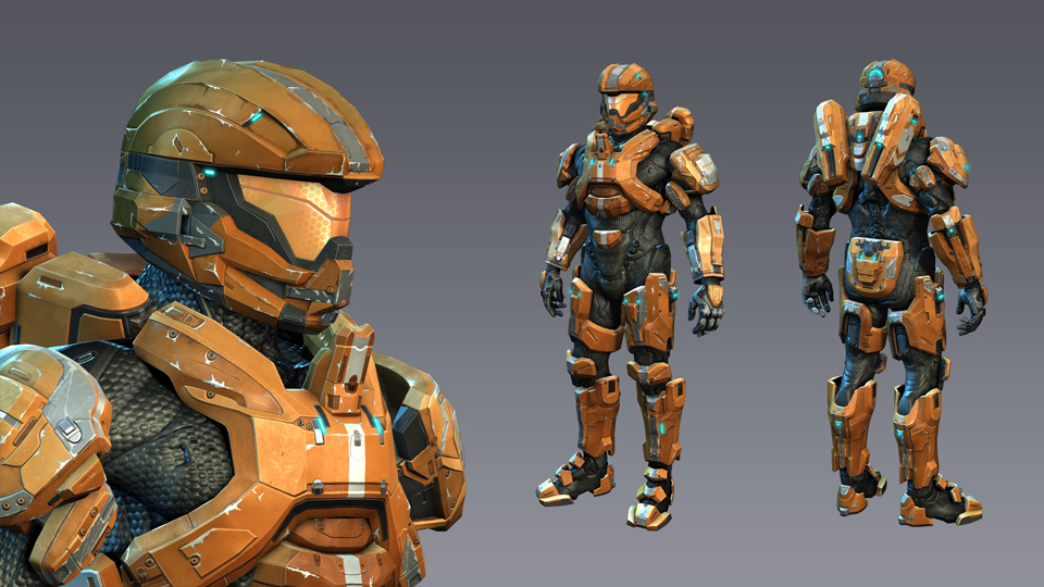 Halo 4 Recruit armor. 